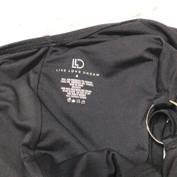 Black one piece bathing suit - Picture 3 of 3